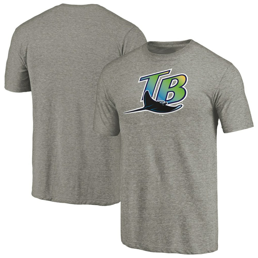 Tampa Bay Rays Cooperstown Collection Forbes Tri-Blend T-Shirt - Ash T-shirts