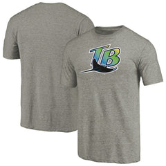 Tampa Bay Rays Cooperstown Collection Forbes Tri-Blend T-Shirt - Ash T-shirts