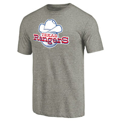 Texas Rangers Cooperstown Collection Forbes Tri-Blend T-Shirt - Ash T-shirts