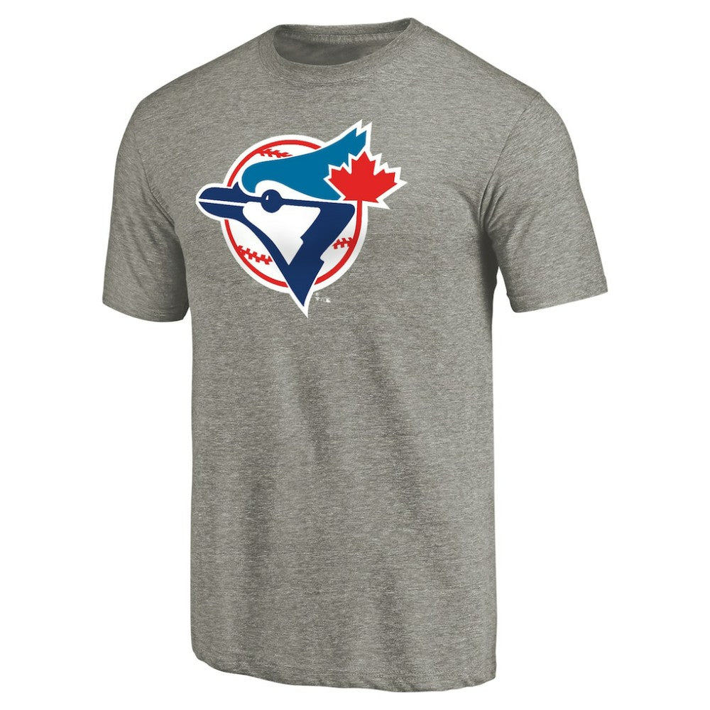 Toronto Blue Jays Cooperstown Collection Forbes Tri-Blend T-Shirt - Ash T-shirts