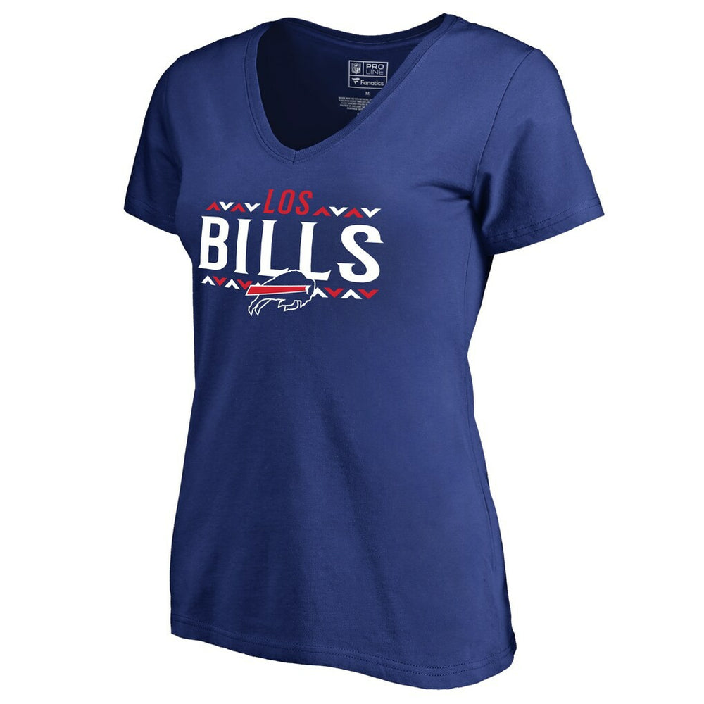 Buffalo Bills Women's Arriba V-Neck T-Shirt - Royal T-shirts