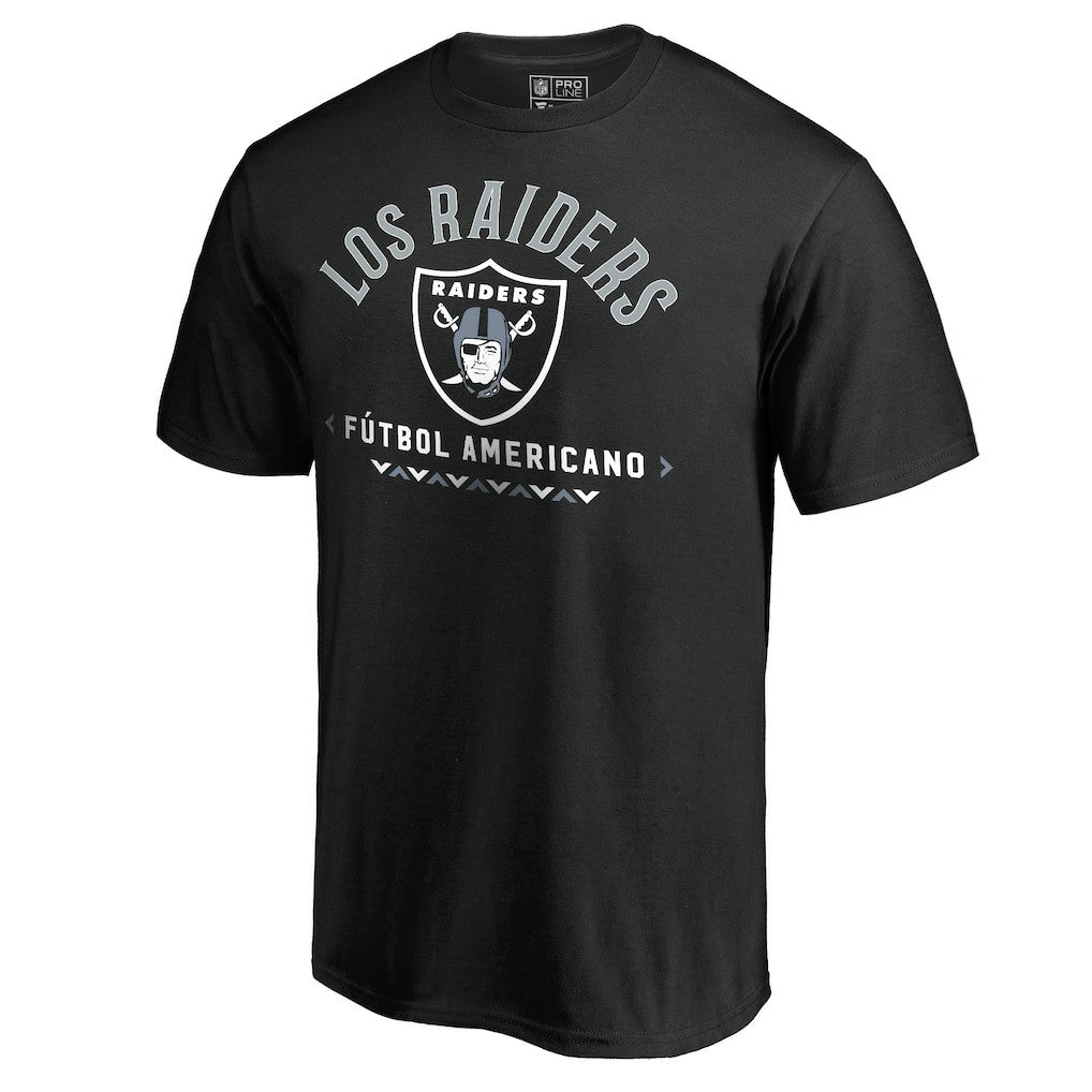 Las Vegas Raiders Futbol Americano T-Shirt - Black T-shirts