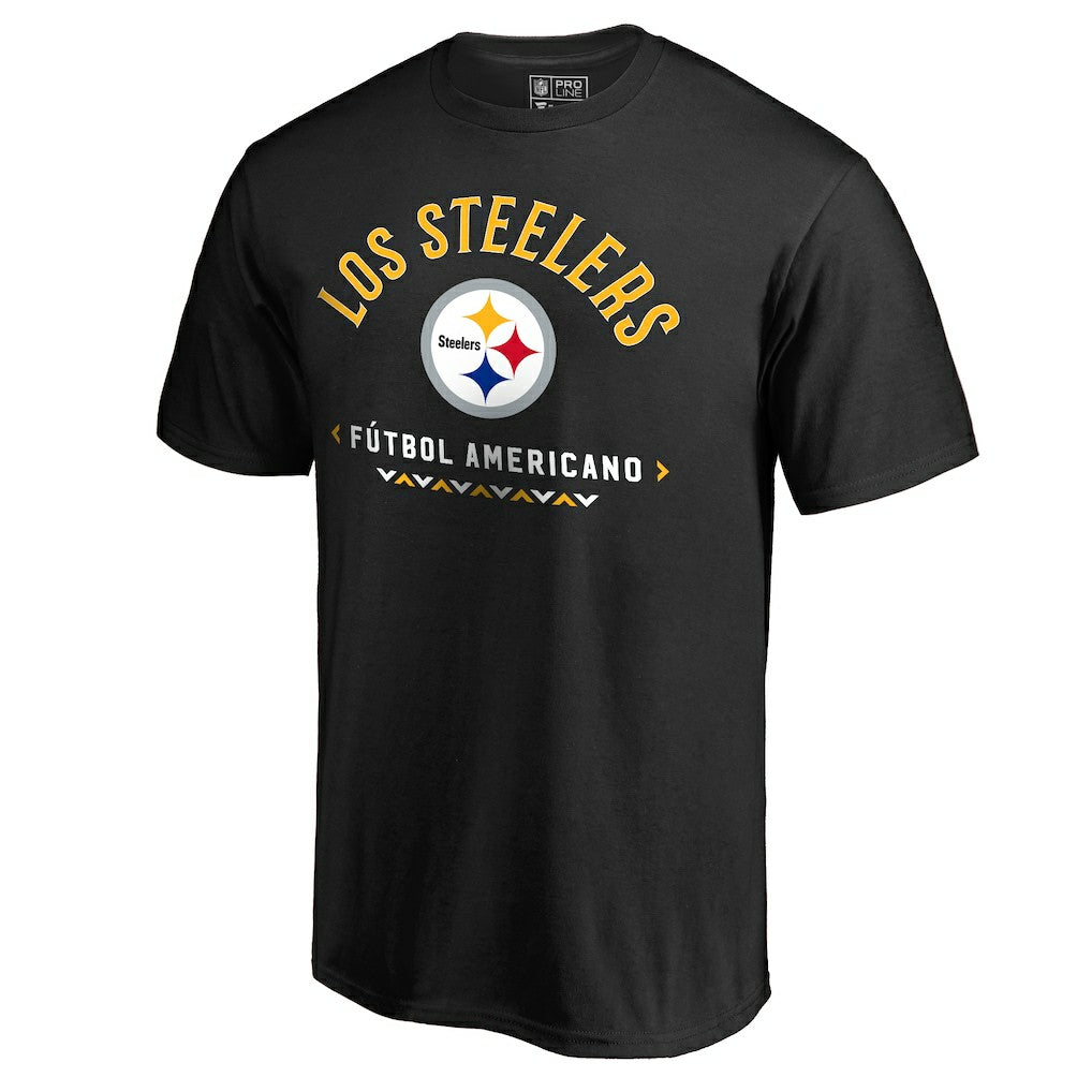 Pittsburgh Steelers Futbol Americano T-Shirt - Black T-shirts
