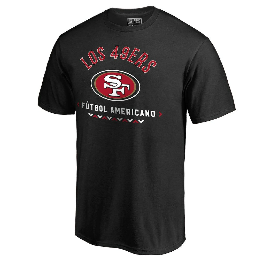 San Francisco 49ers Futbol Americano 2 T-Shirt - Black T-shirts