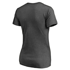 Miami Dolphins Women's Freehand V-Neck T-Shirt - Dark Heathered Gray T-shirts