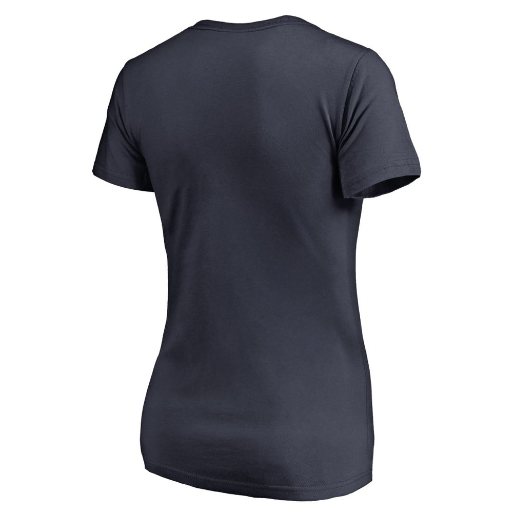 Seattle Seahawks Women's Freehand V-Neck T-Shirt - Navy T-shirts