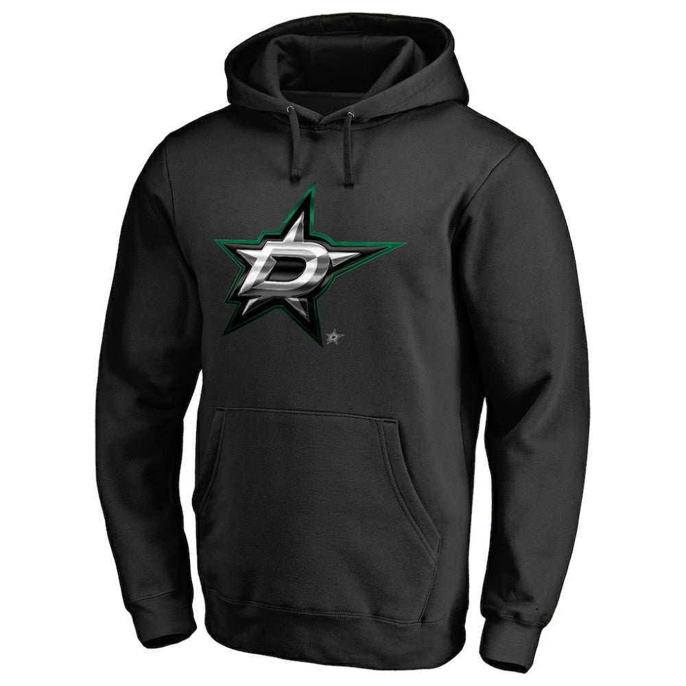 Dallas Stars Midnight Mascot Pullover Hoodie - Black | US 2874773
