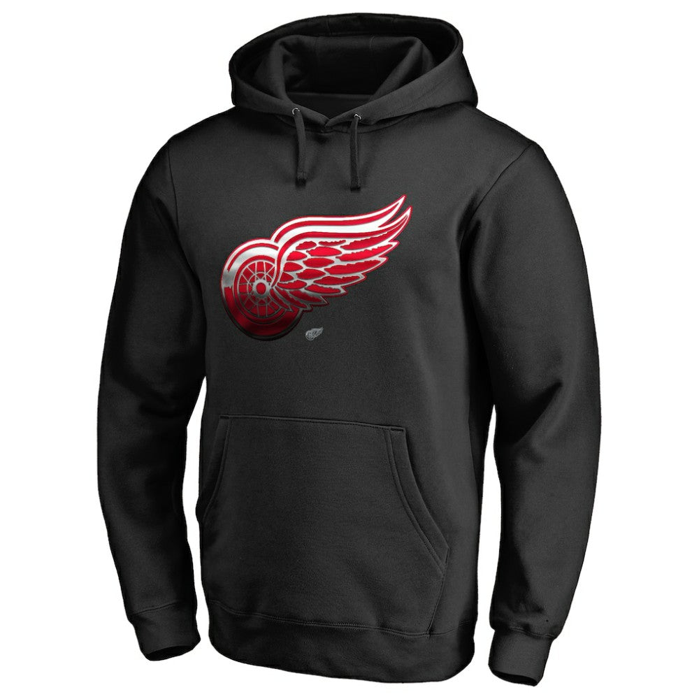 Detroit Red Wings Midnight Mascot Pullover Hoodie - Black | US 2874774