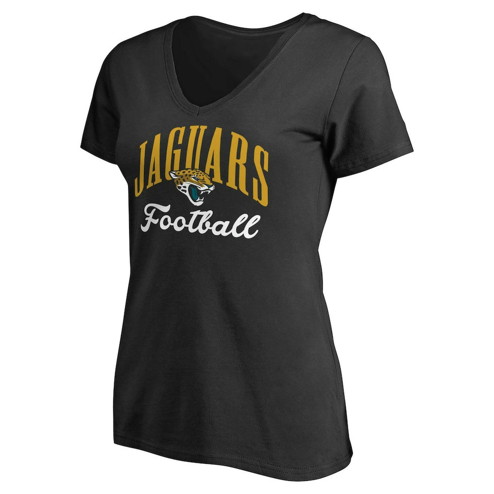 Jacksonville Jaguars Women's Victory Script V-Neck T-Shirt