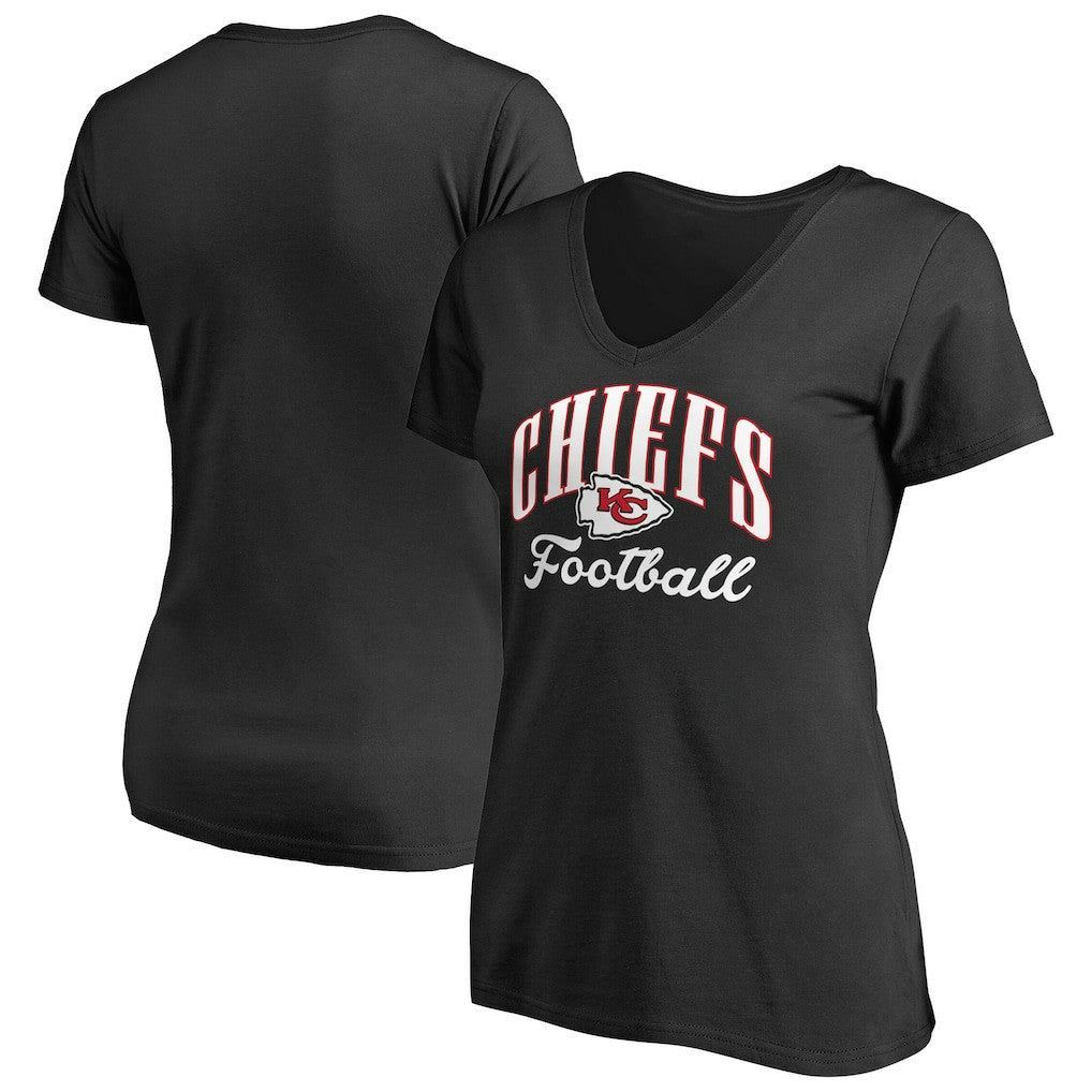 Kansas City Chiefs Women's Victory Script V-Neck T-Shirt