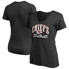 Kansas City Chiefs Women's Victory Script V-Neck T-Shirt