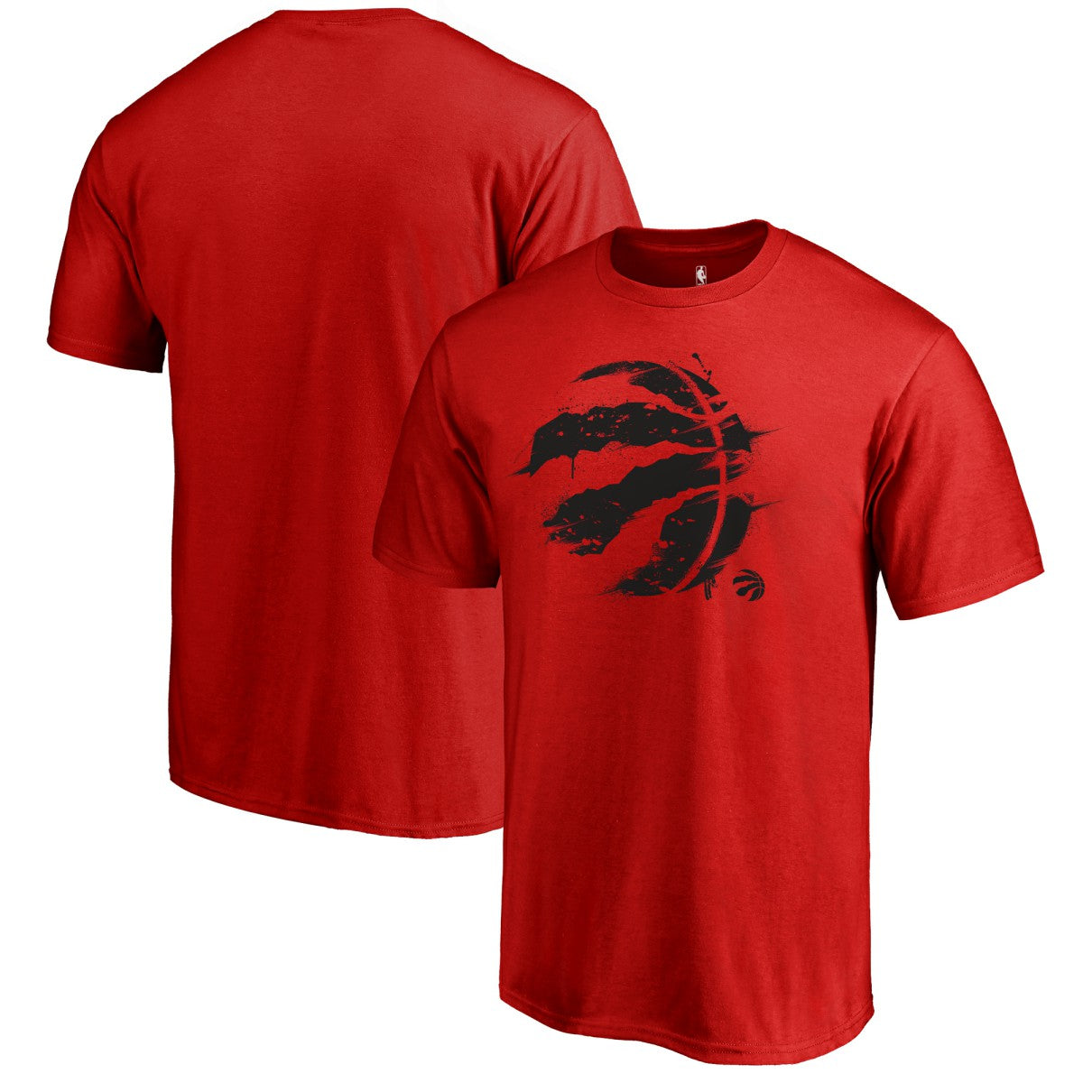 Toronto Raptors Splatter Logo T-Shirt Red