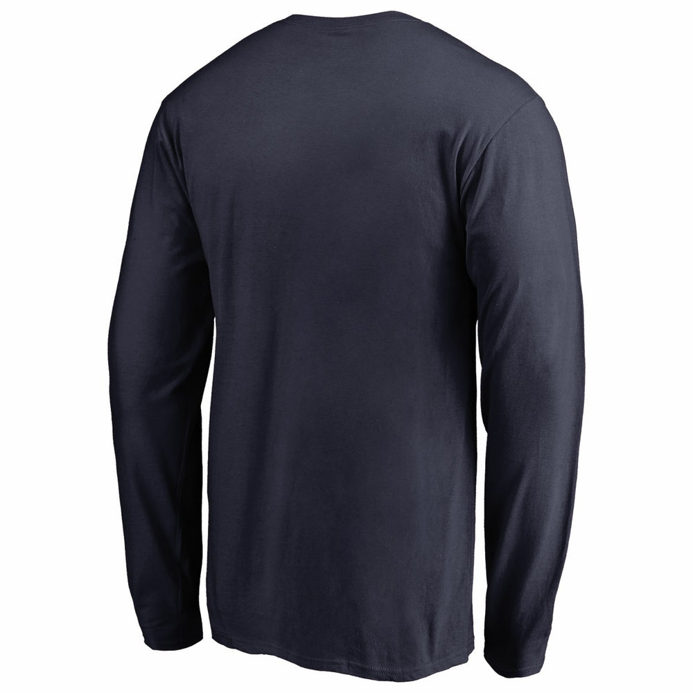 Minnesota Timberwolves Splatter Logo Long Sleeve T-Shirt Navy