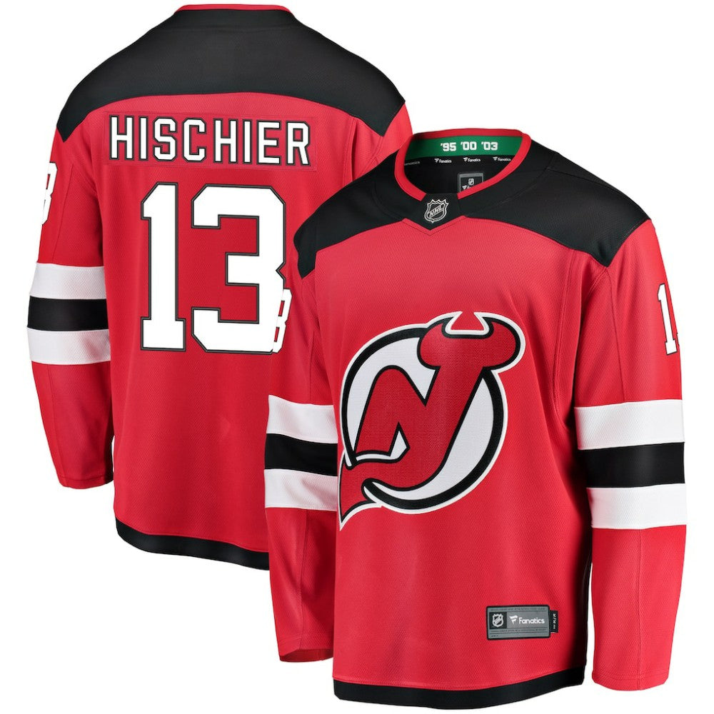 Nico Hischier New Jersey Devils Fanatics Youth Home Breakaway Player Jersey - Red | US 2879554