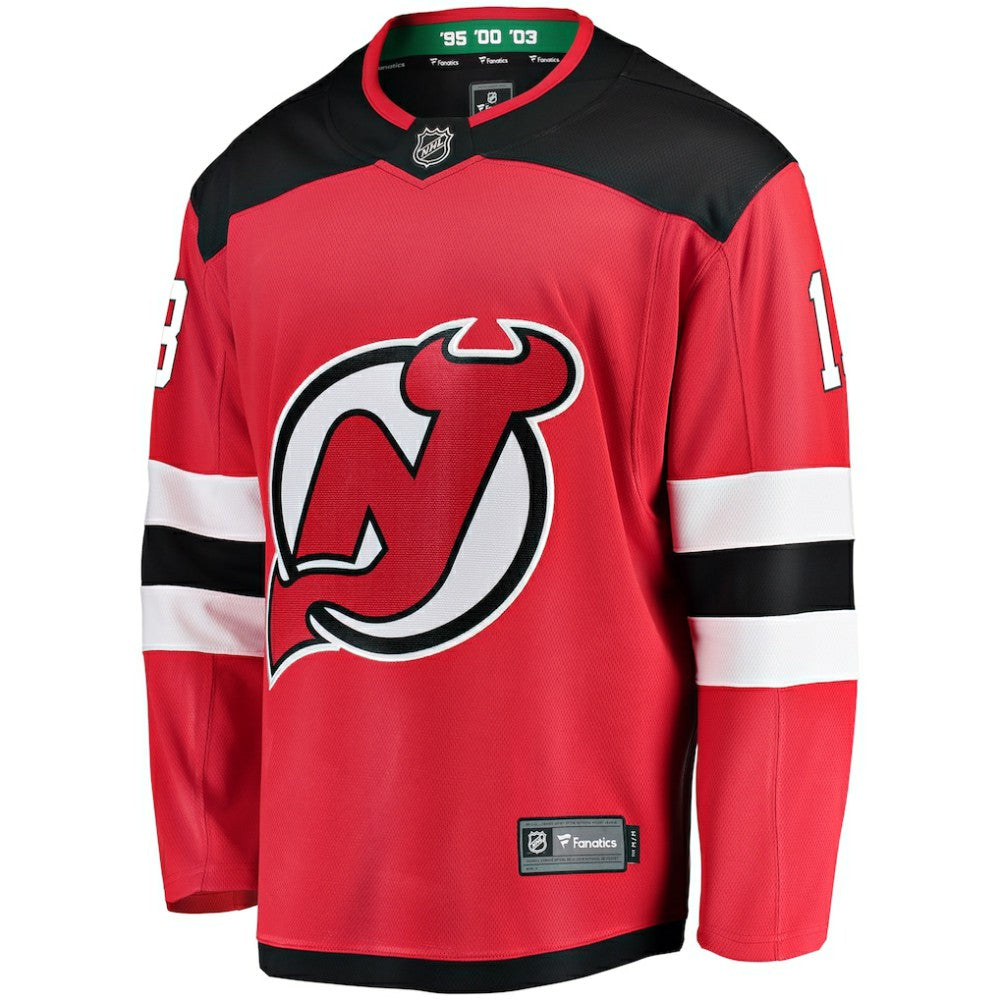 Nico Hischier New Jersey Devils Fanatics Youth Home Breakaway Player Jersey - Red | US 2879554