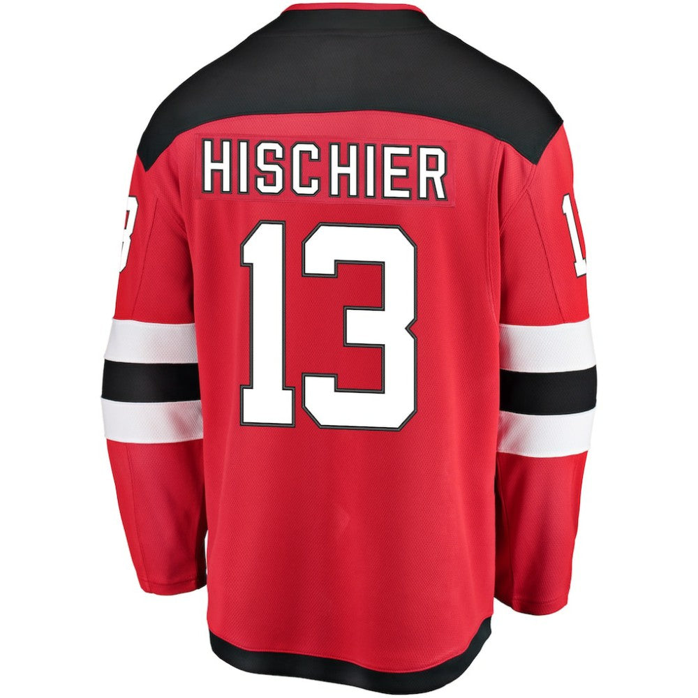 Nico Hischier New Jersey Devils Fanatics Youth Home Breakaway Player Jersey - Red | US 2879554