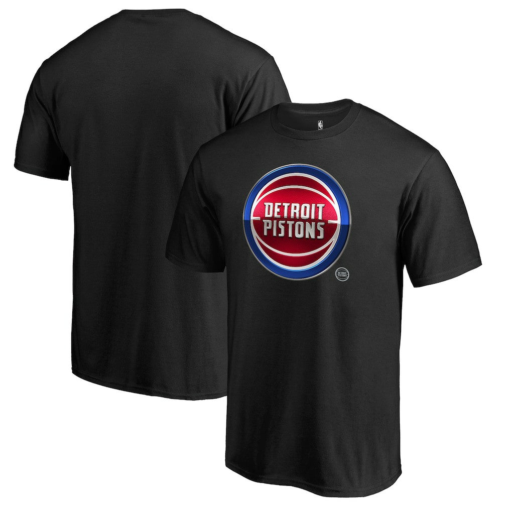 Detroit Pistons Midnight Mascot T-Shirt Black