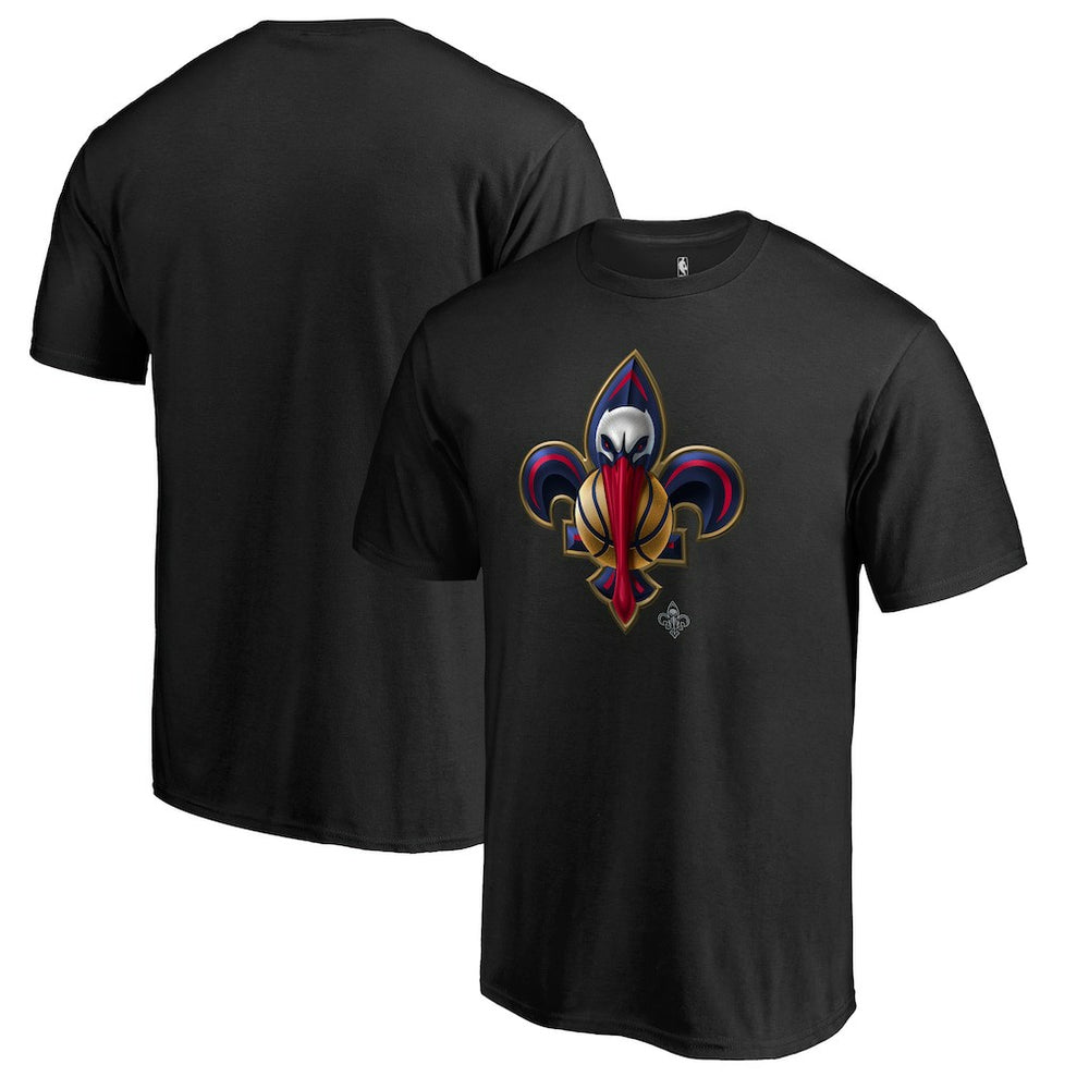 New Orleans Pelicans Midnight Mascot 2 T-Shirt Black - Fanatics