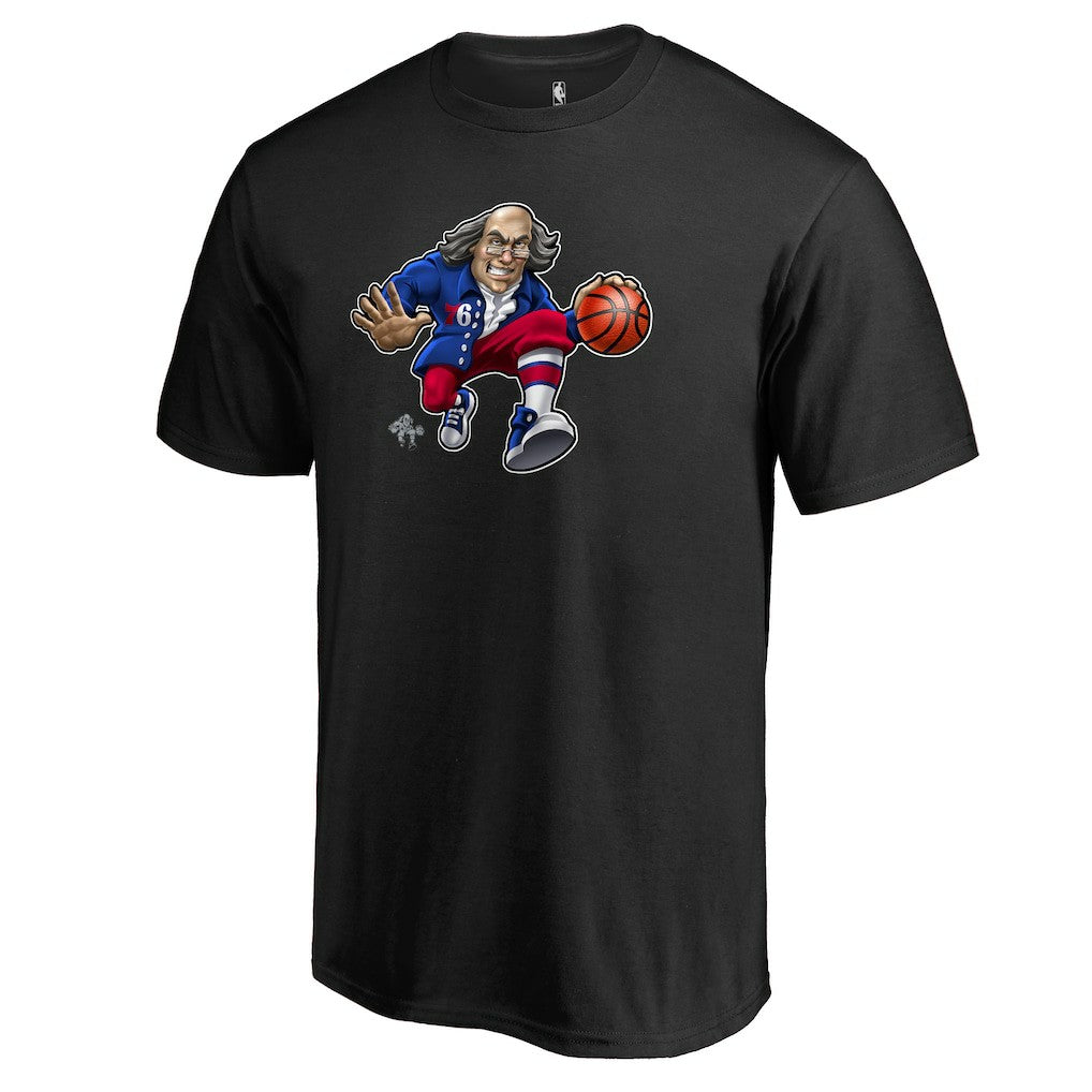 Philadelphia 76ers Midnight Mascot 2 T-Shirt Black - Fanatics outlet