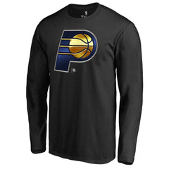 Indiana Pacers Midnight Mascot Long Sleeve T-Shirt Black
