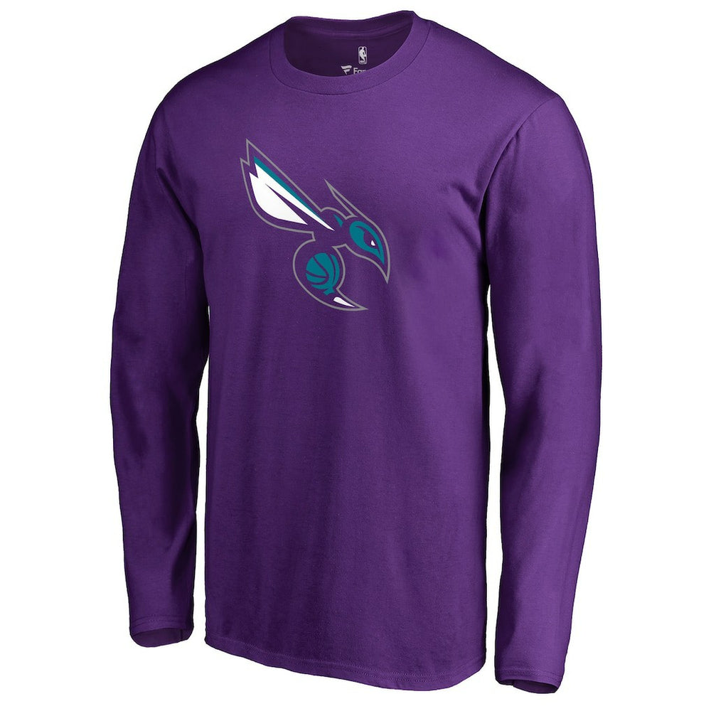 Charlotte Hornets Alternate Logo Long Sleeve T-Shirt Purple outlet