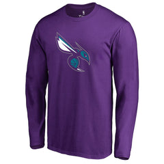 Charlotte Hornets Alternate Logo Long Sleeve T-Shirt Purple outlet