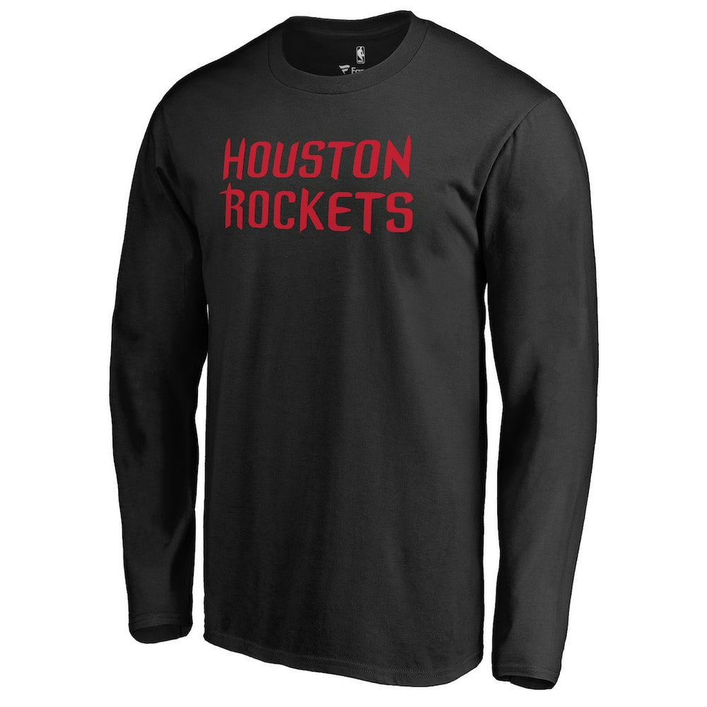 Houston Rockets Alternate Logo Long Sleeve T-Shirt Black outlet