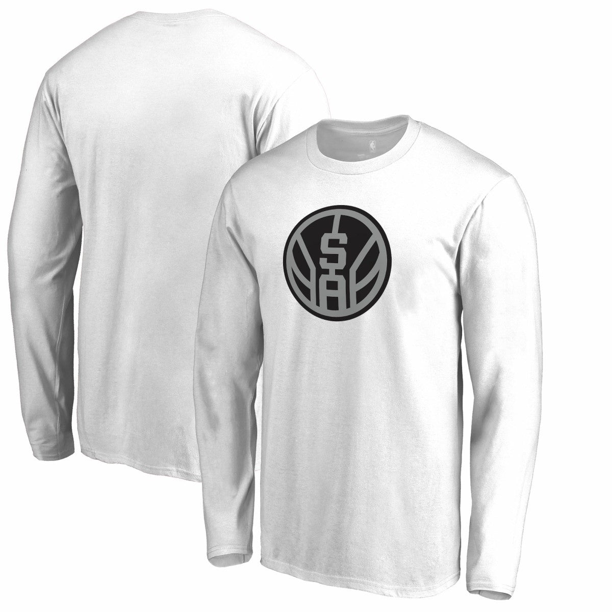 San Antonio Spurs Alternate Logo Long Sleeve T-Shirt White outlet