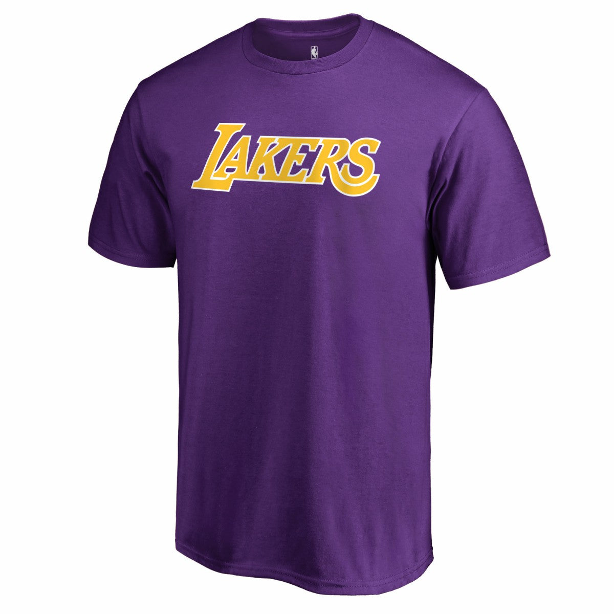 Los Angeles Lakers Primary Wordmark T-Shirt Purple