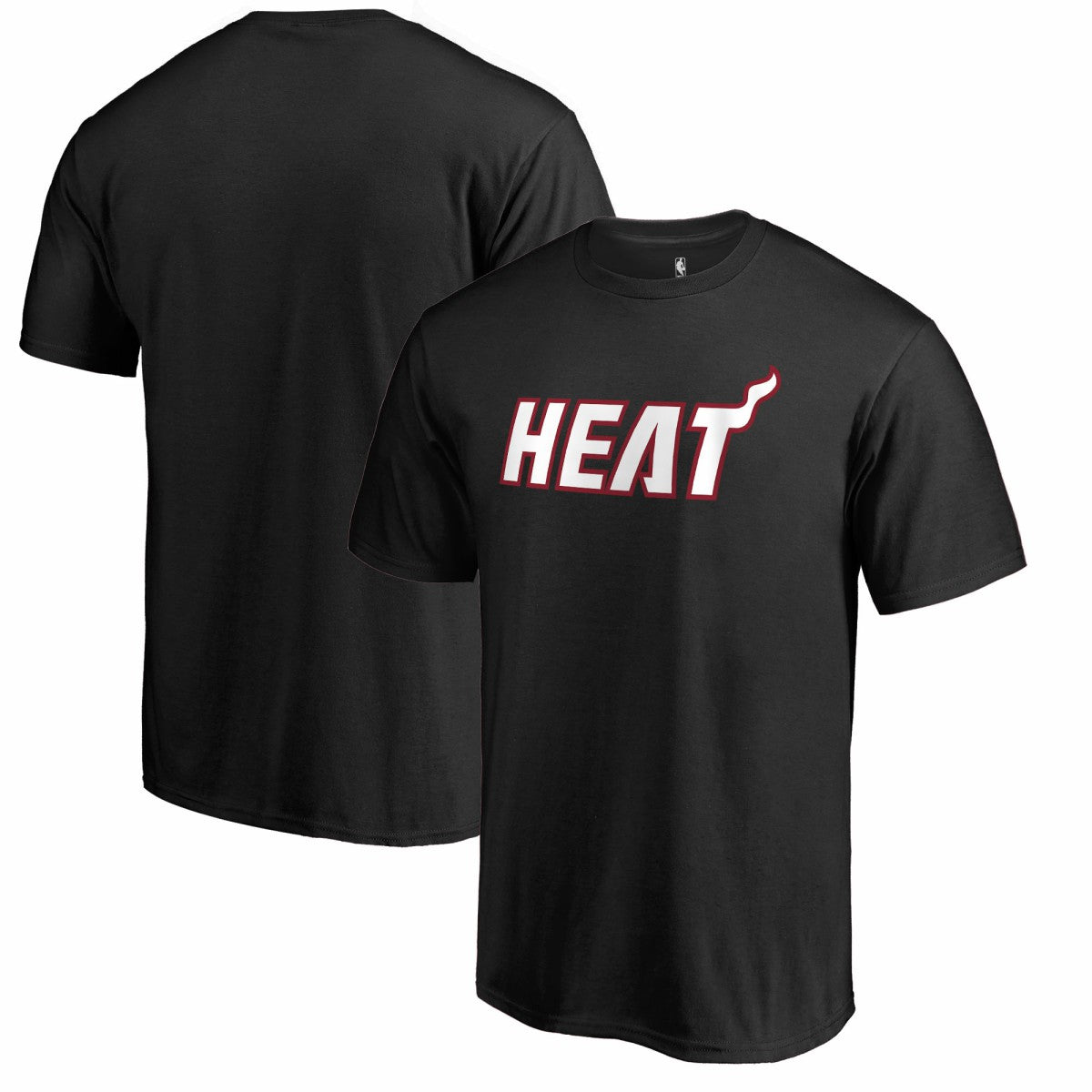 Miami Heat Primary Wordmark T-Shirt Black