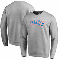 Oklahoma City Thunder Wordmark Pullover Sweatshirt Heathered Gray