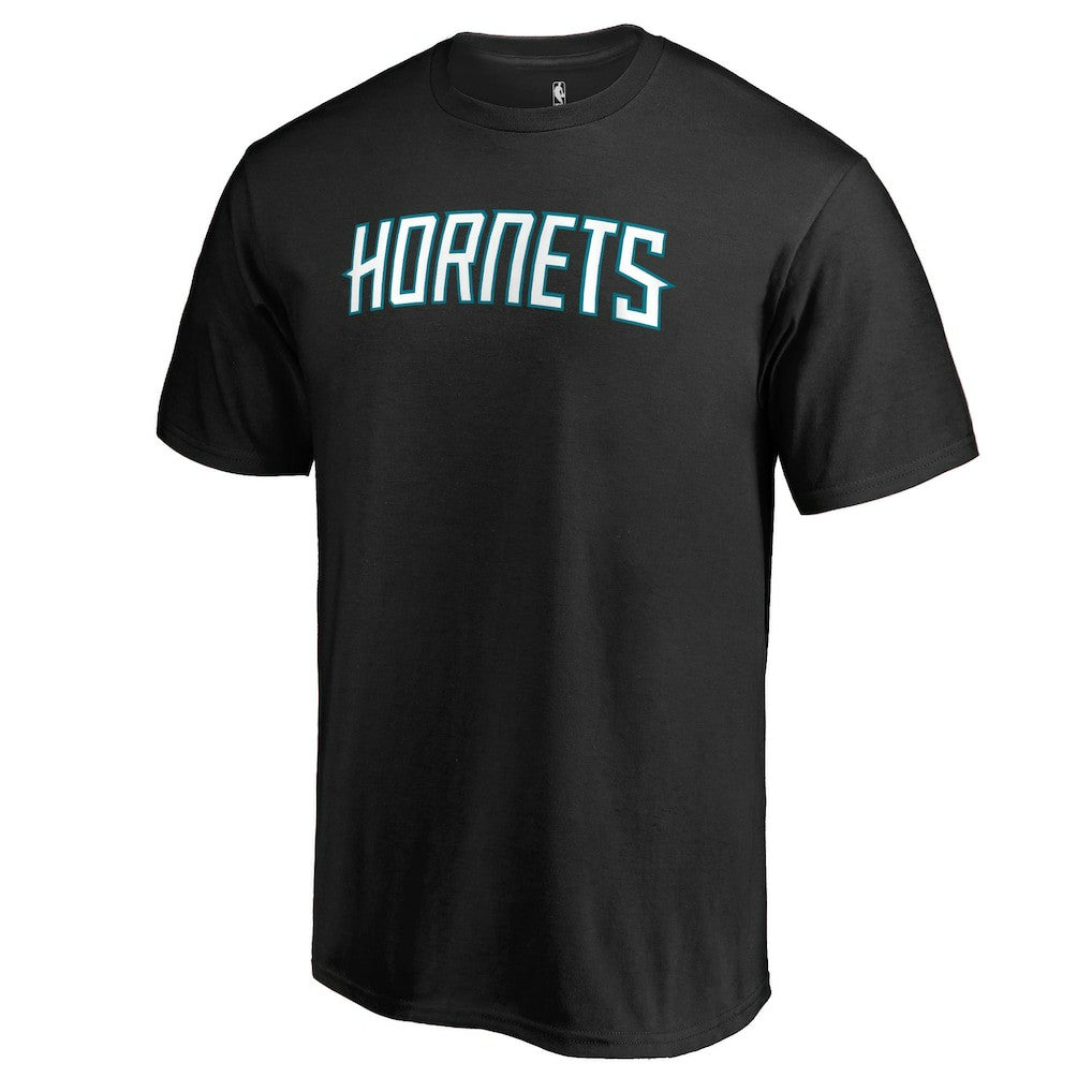 Charlotte Hornets Primary Wordmark T-Shirt Black