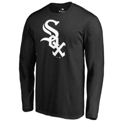 Yoan Moncada Chicago White Sox Backer Long Sleeve T-Shirt - Black T-shirts