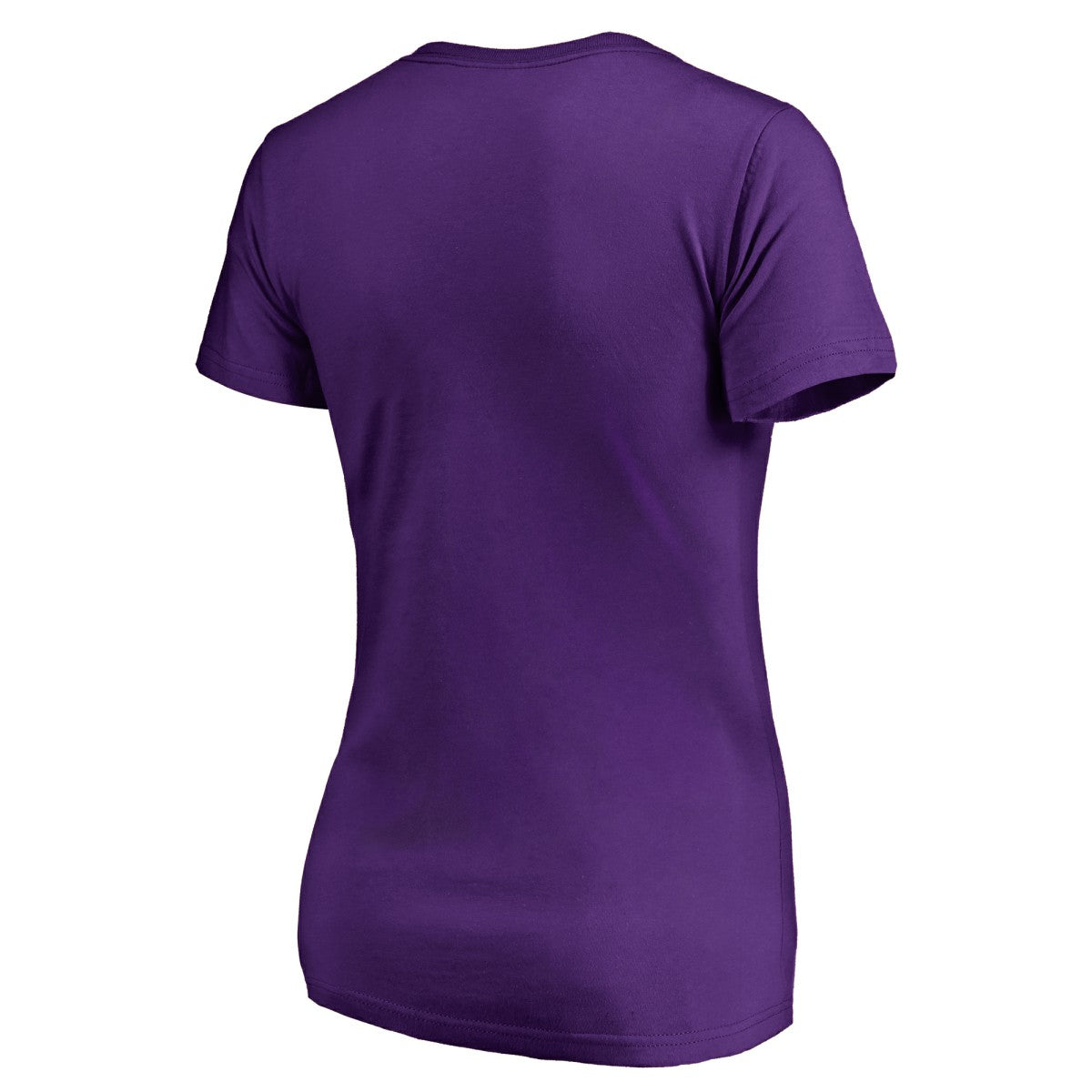 Los Angeles Lakers Women's Static Logo V-Neck T-Shirt Purple