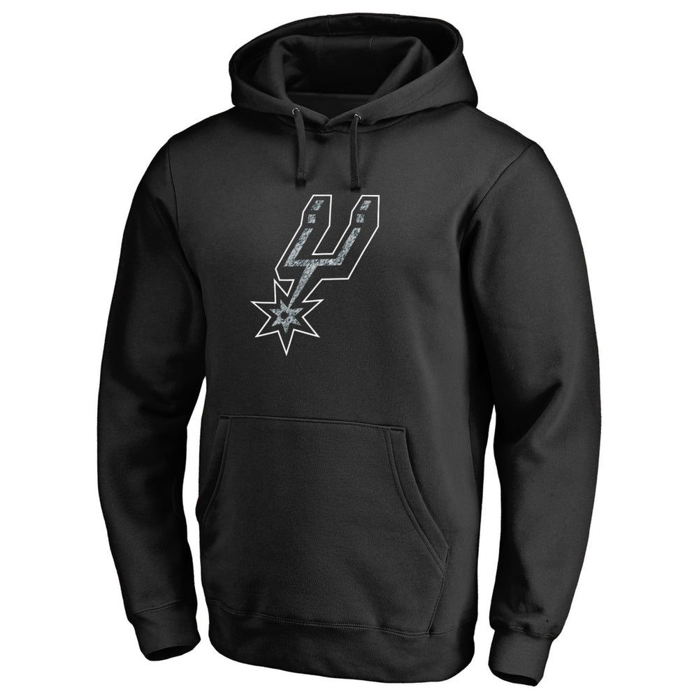 San Antonio Spurs Static Logo Pullover Hoodie Black