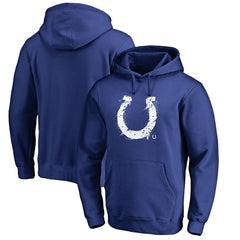 Indianapolis Colts Splatter Logo Pullover Hoodie - Royal Hoodies