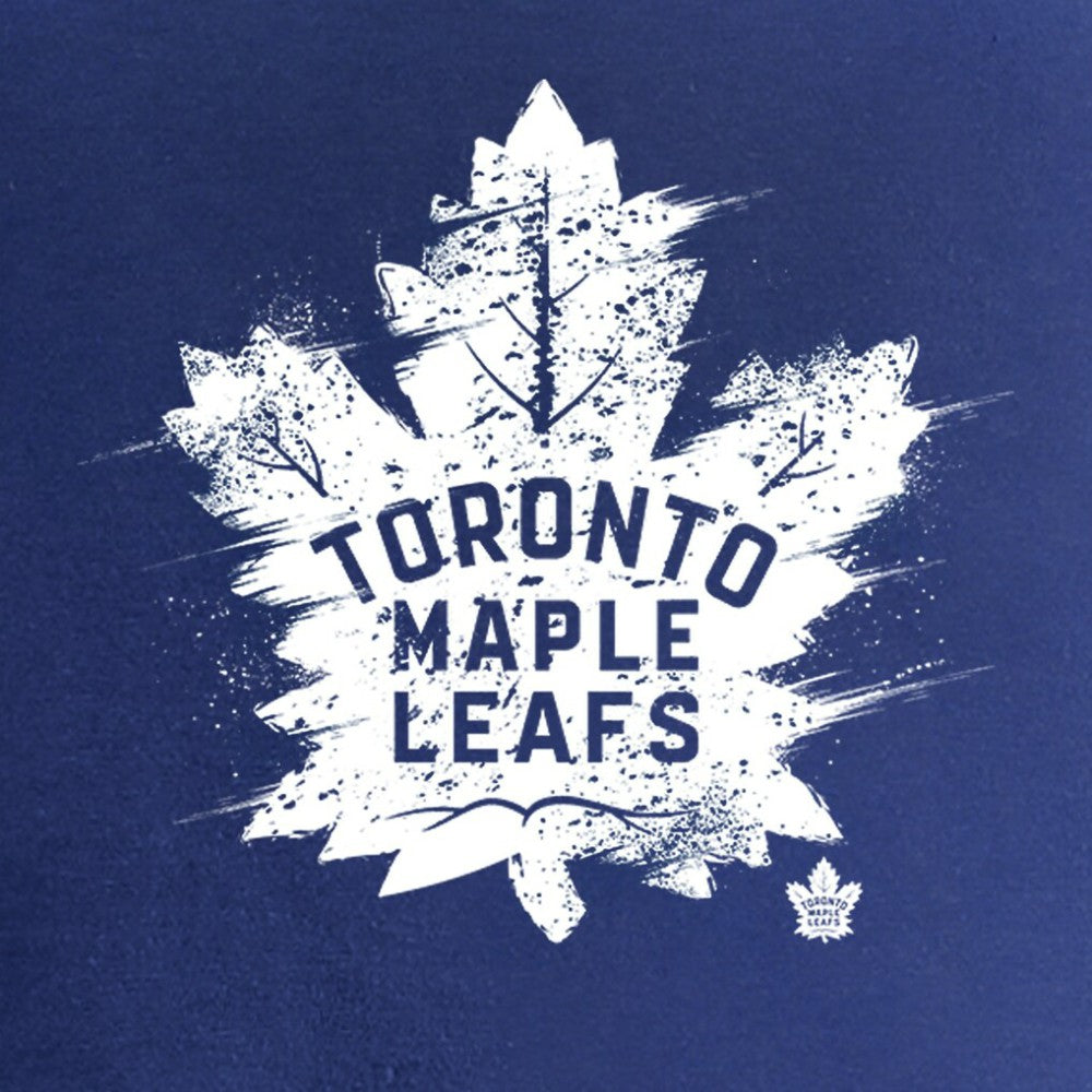 Toronto Maple Leafs Women's Splatter Logo V-Neck T-Shirt - Royal | US 2902324