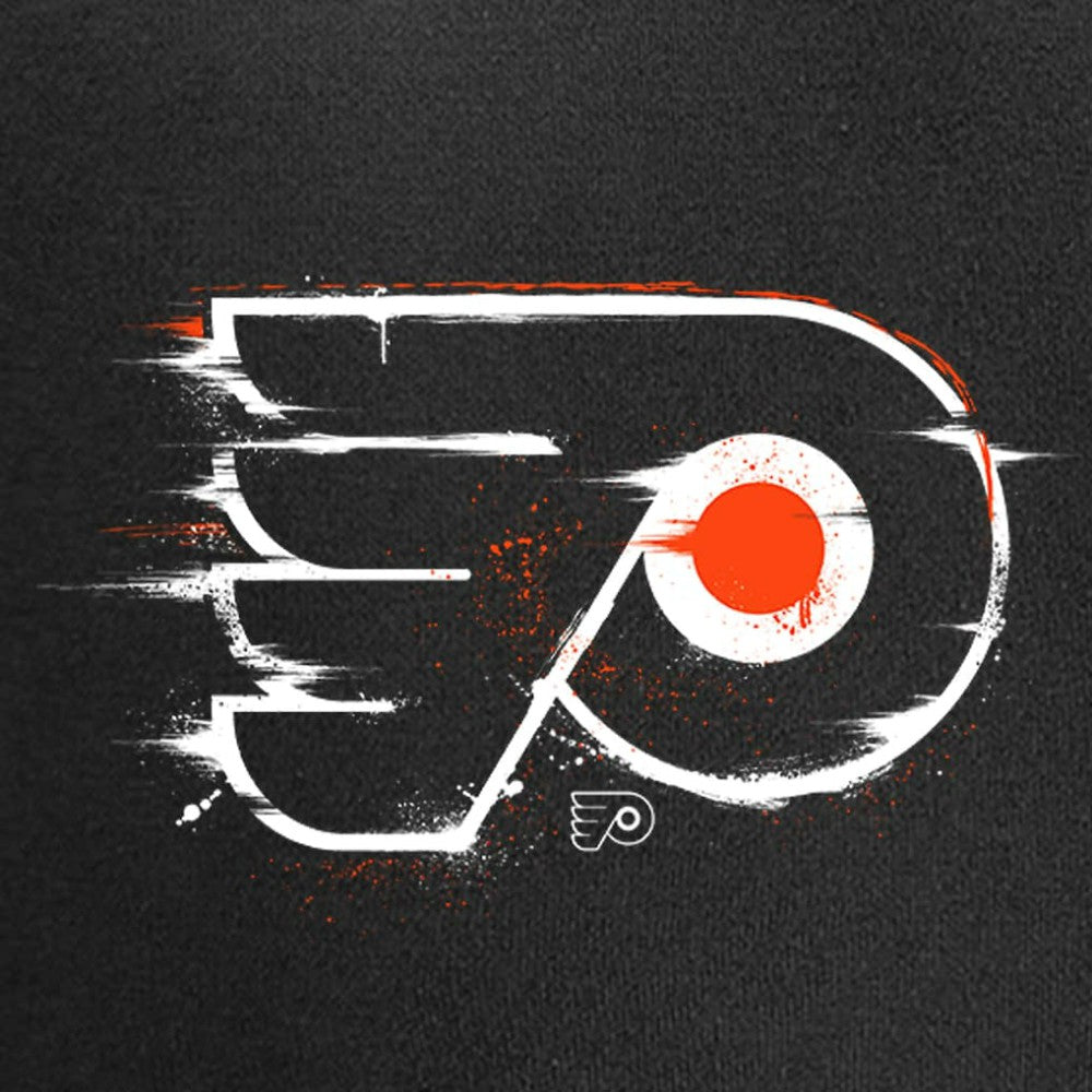 Philadelphia Flyers Splatter Logo Pullover Hoodie - Black | US 2902448