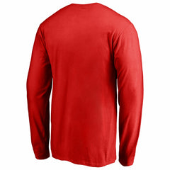 St. Louis Cardinals Splatter Logo Long Sleeve T-Shirt - Red T-shirts