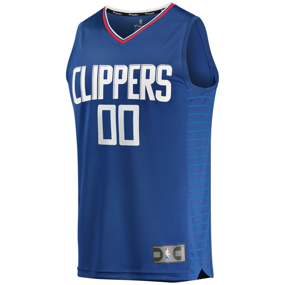 LA Clippers Fast Break Custom Replica Jersey Royal Icon Edition - Fanatics