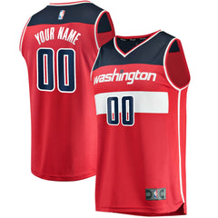Washington Wizards Fast Break Custom Replica Jersey Red Icon Edition - Fanatics