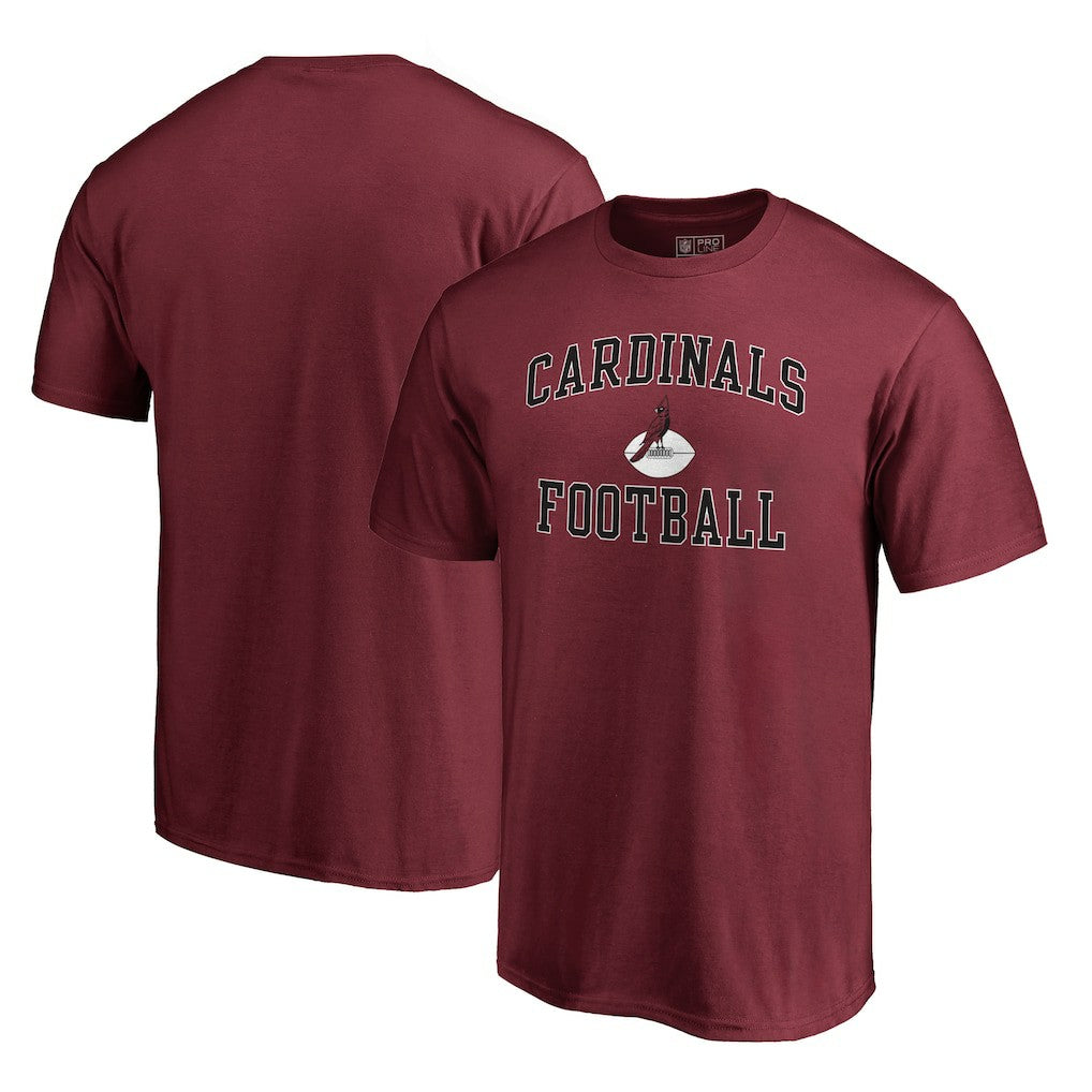 Arizona Cardinals Vintage Collection Victory Arch T-Shirt - Cardinal T-shirts