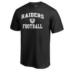 Las Vegas Raiders Vintage Collection Victory Arch T-Shirt - Black T-shirts