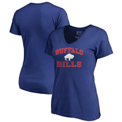 Buffalo Bills Women's Vintage Collection Victory Arch V-Neck T-Shirt - Royal T-shirts