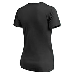 Las Vegas Raiders Women's Vintage Collection Victory Arch V-Neck T-Shirt - Black T-shirts