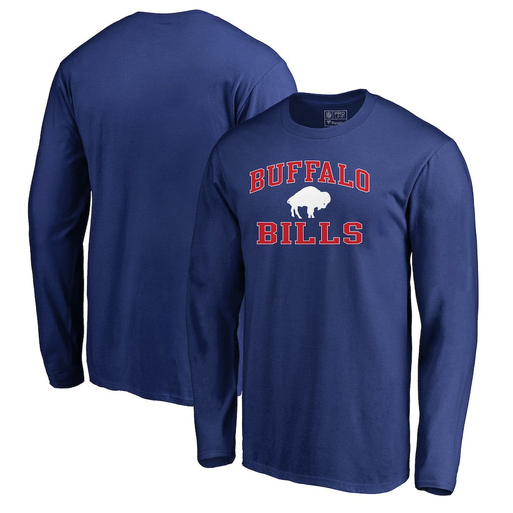 Buffalo Bills Vintage Collection Victory Arch Long Sleeve T-Shirt - Royal T-shirts