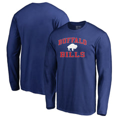 Buffalo Bills Vintage Collection Victory Arch Long Sleeve T-Shirt - Royal T-shirts