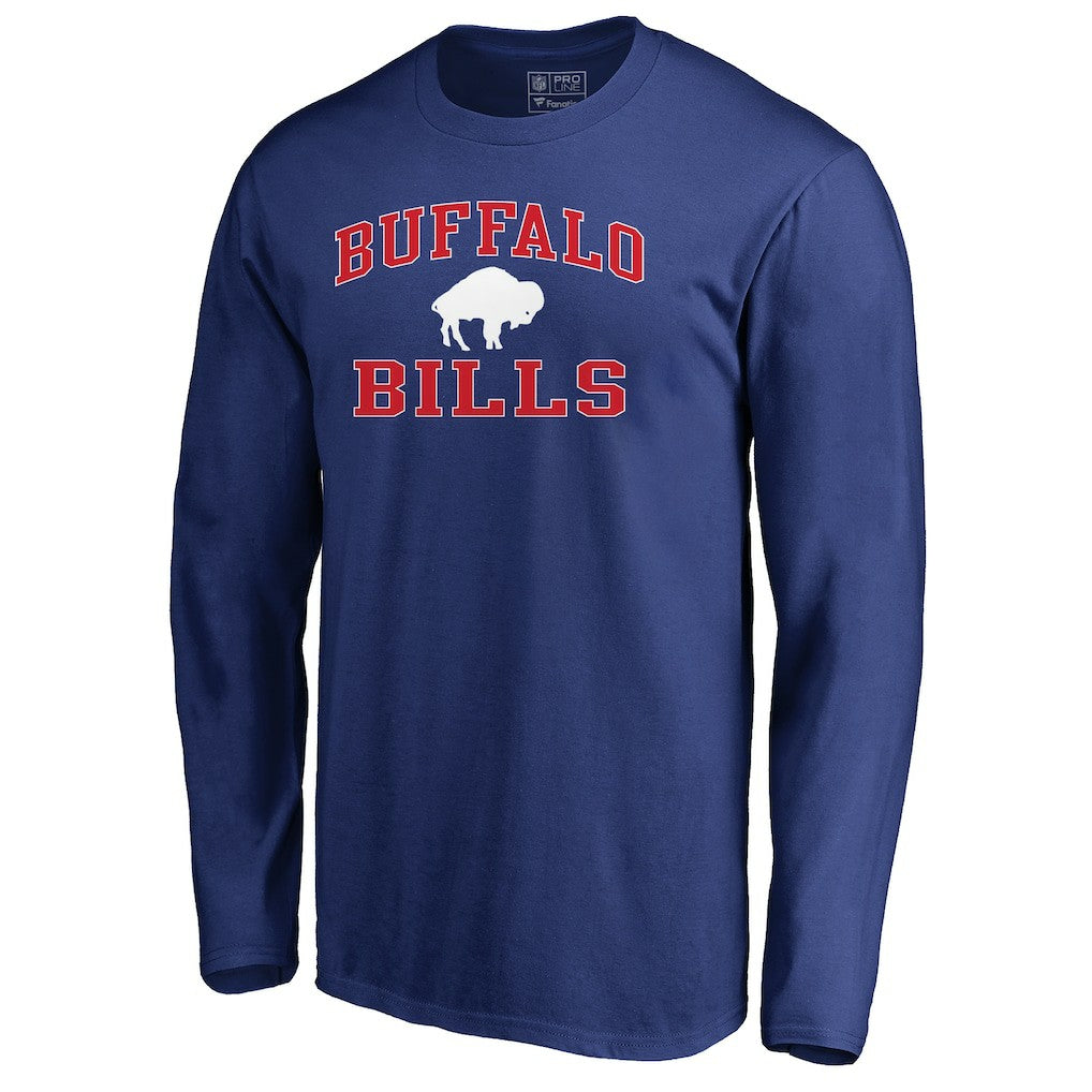 Buffalo Bills Vintage Collection Victory Arch Long Sleeve T-Shirt - Royal T-shirts