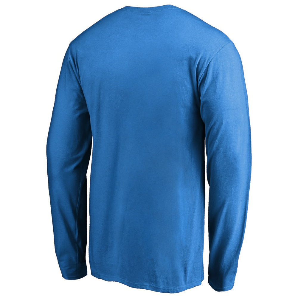 Detroit Lions Vintage Collection Victory Arch Long Sleeve T-Shirt - Blue T-shirts