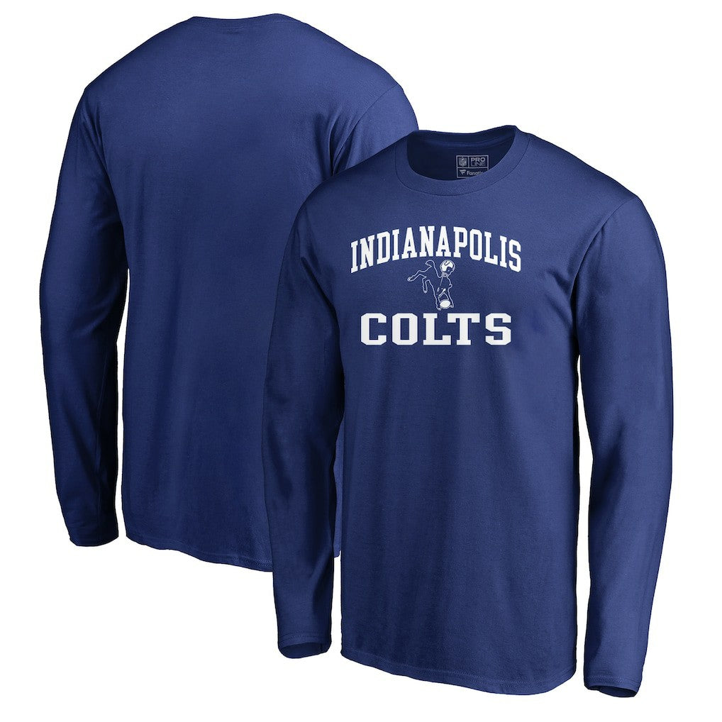 Indianapolis Colts Vintage Collection Victory Arch Long Sleeve T-Shirt - Royal T-shirts